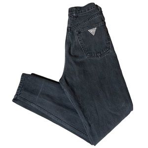 Vintage Black Guess Mom Jeans